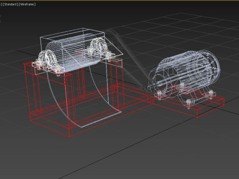 AUTO ELECTRIC COCONUT GRATING MACHINE SHREDDER SCRAPER CHOPPER 3D Model