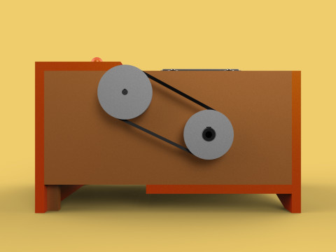 MACHINE ELECTRIC COCONUT GRATING GRATER SHREDDER SCRAPER CHOPPER 3D Model