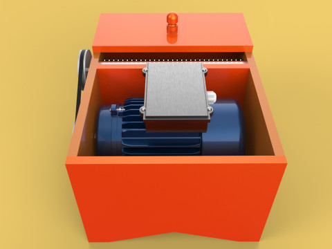 MACHINE ELECTRIC COCONUT GRATING GRATER SHREDDER SCRAPER CHOPPER 3D Model