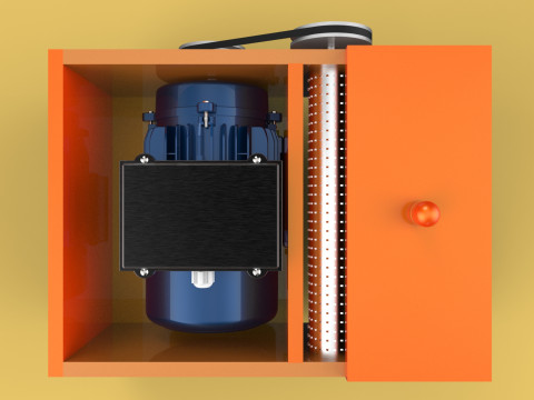MACHINE ELECTRIC COCONUT GRATING GRATER SHREDDER SCRAPER CHOPPER 3D Model
