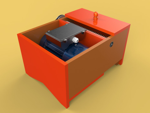 MACHINE ELECTRIC COCONUT GRATING GRATER SHREDDER SCRAPER CHOPPER 3D Model