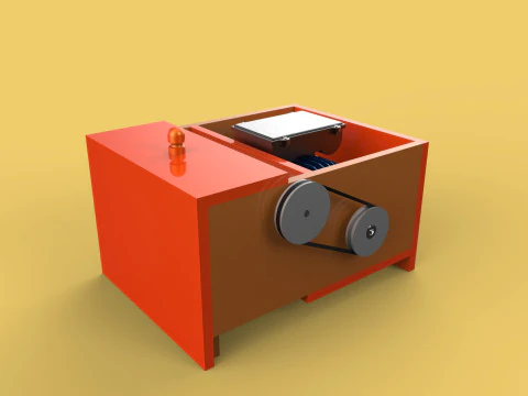 MACHINE ELECTRIC COCONUT GRATING GRATER SHREDDER SCRAPER CHOPPER 3D Model