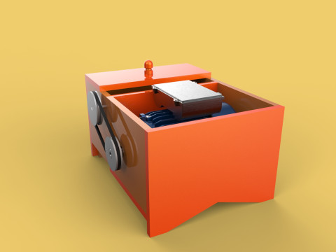 MACHINE ELECTRIC COCONUT GRATING GRATER SHREDDER SCRAPER CHOPPER 3D Model
