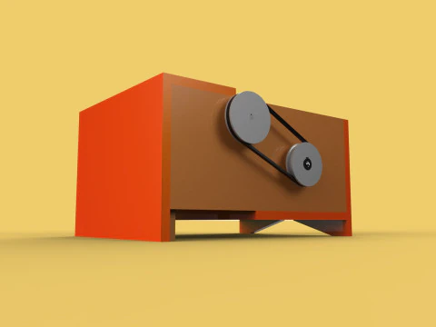 MACHINE ELECTRIC COCONUT GRATING GRATER SHREDDER SCRAPER CHOPPER 3D Model