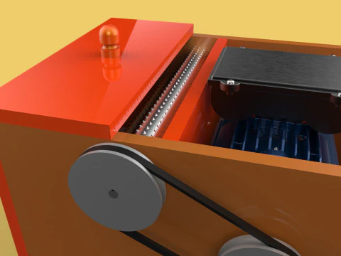 MACHINE ELECTRIC COCONUT GRATING GRATER SHREDDER SCRAPER CHOPPER 3D Model