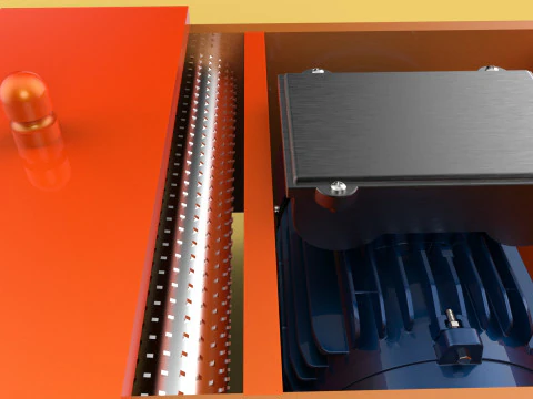 MACHINE ELECTRIC COCONUT GRATING GRATER SHREDDER SCRAPER CHOPPER 3D Model