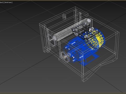 MACHINE ELECTRIC COCONUT GRATING GRATER SHREDDER SCRAPER CHOPPER 3D Model