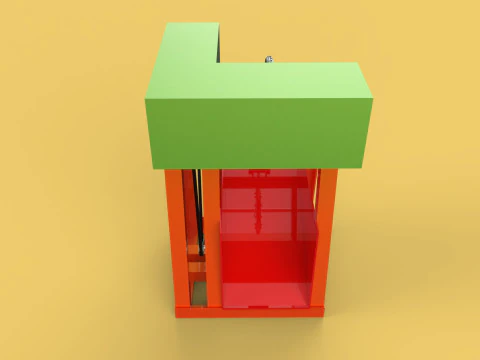 COCONUT SHELL REMOVAL PEELING MACHINE DEHUSKER TOOL EXTRACTOR 3D Model