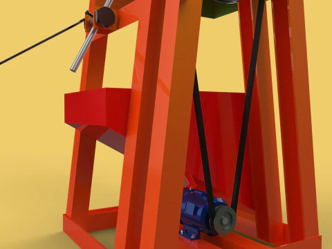 COCONUT SHELL REMOVAL PEELING MACHINE DEHUSKER TOOL EXTRACTOR 3D Model