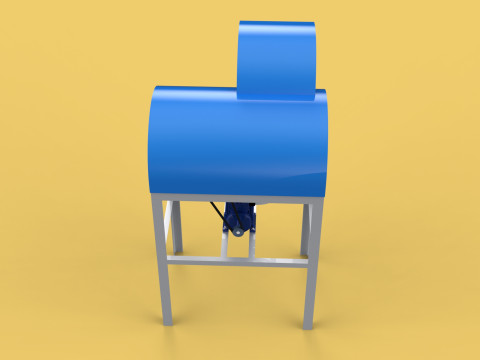 COCONUT SHELL PEELING REMOVAL MACHINE DEHUSKER TOOL EXTRACTOR Model 3D