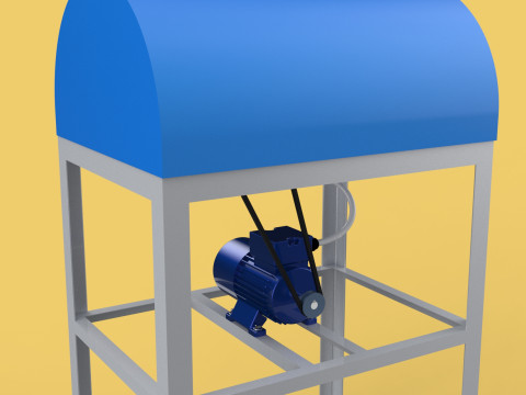 COCONUT SHELL PEELING REMOVAL MACHINE DEHUSKER TOOL EXTRACTOR Model 3D