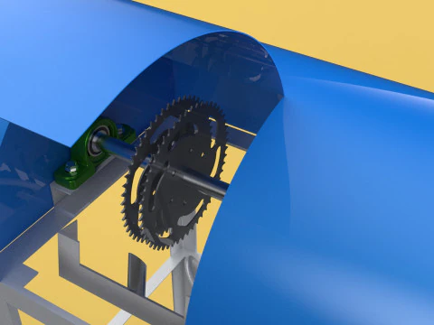COCONUT SHELL PEELING REMOVAL MACHINE DEHUSKER TOOL EXTRACTOR 3D Model