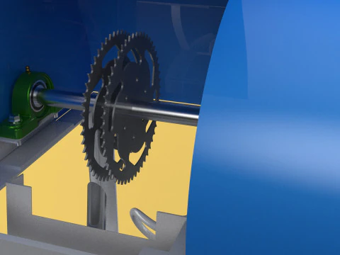 COCONUT SHELL PEELING REMOVAL MACHINE DEHUSKER TOOL EXTRACTOR 3D Model