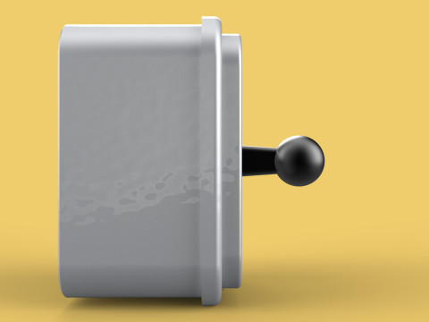 CAM STARTER HANDLE LEVER COS CHANGE OVER SWITCH OHM TOGGLE KNOB 3D Model