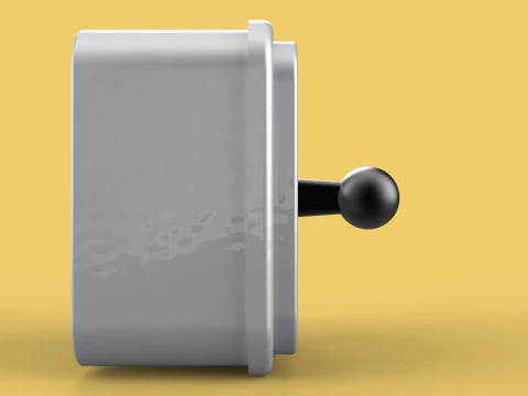 LEVA MANIJA DE ARRANQUE PALANCA INTERRUPTOR DE CAMBIO COS PERILLA DE CAMBIO DE OHMIOS Modelo 3D
