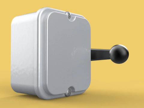 LEVA MANIJA DE ARRANQUE PALANCA INTERRUPTOR DE CAMBIO COS PERILLA DE CAMBIO DE OHMIOS Modelo 3D