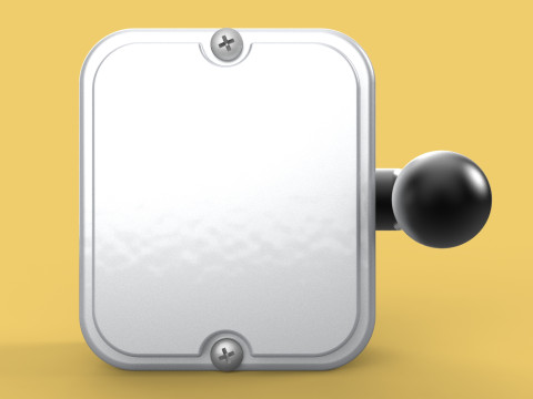 CAM STARTER HANDLE LEVER COS CHANGE OVER SWITCH OHM TOGGLE KNOB 3D Model