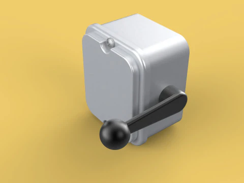 LEVA MANIJA DE ARRANQUE PALANCA INTERRUPTOR DE CAMBIO COS PERILLA DE CAMBIO DE OHMIOS Modelo 3D