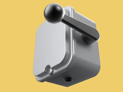 LEVA MANIJA DE ARRANQUE PALANCA INTERRUPTOR DE CAMBIO COS PERILLA DE CAMBIO DE OHMIOS Modelo 3D