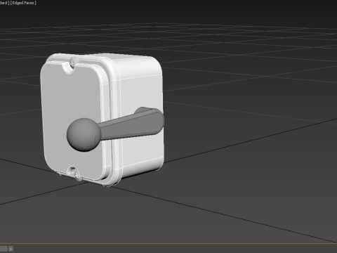 CAM STARTER HANDLE LEVER COS CHANGE OVER SWITCH OHM TOGGLE KNOB 3D Model