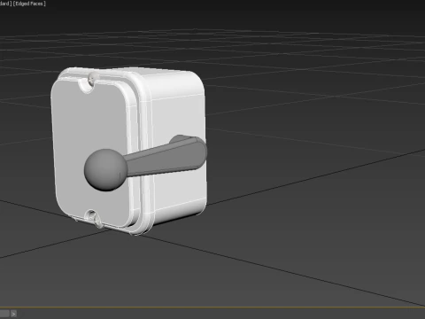 LEVA MANIJA DE ARRANQUE PALANCA INTERRUPTOR DE CAMBIO COS PERILLA DE CAMBIO DE OHMIOS Modelo 3D