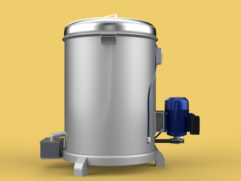 SPINNER MACHINE OIL DRAIN DRAINER FILTER FOOD CENTRIFUGAL DRYER 3D-Modell