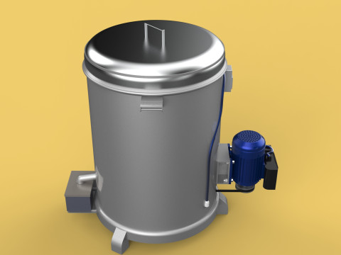 SPINNER MACHINE OIL DRAIN DRAINER FILTER FOOD CENTRIFUGAL DRYER 3D-Modell