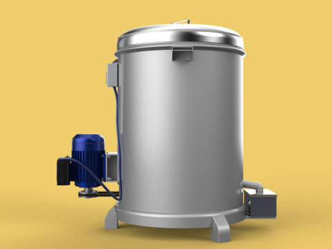 SPINNER MACHINE OIL DRAIN DRAINER FILTER FOOD CENTRIFUGAL DRYER 3D-Modell