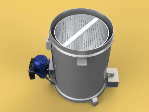 SPINNER MACHINE OIL DRAIN DRAINER FILTER FOOD CENTRIFUGAL DRYER 3D Model