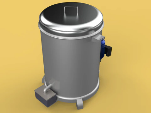 SPINNER MACHINE OIL DRAIN DRAINER FILTER FOOD CENTRIFUGAL DRYER 3D Model