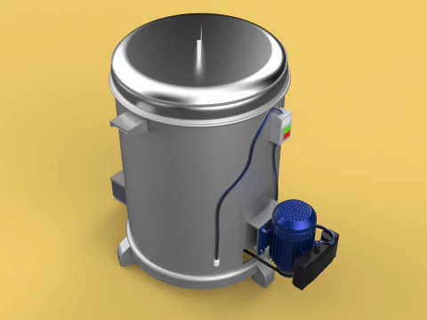 SPINNER MACHINE OIL DRAIN DRAINER FILTER FOOD CENTRIFUGAL DRYER 3D Model