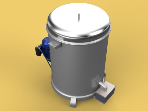 SPINNER MACHINE OIL DRAIN DRAINER FILTER FOOD CENTRIFUGAL DRYER 3D-Modell