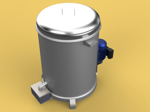 SPINNER MACHINE OIL DRAIN DRAINER FILTER FOOD CENTRIFUGAL DRYER 3D-Modell