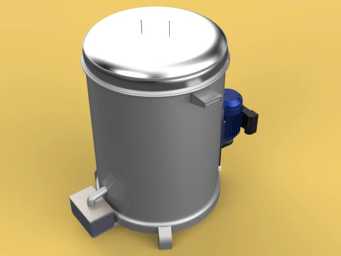 SPINNER MACHINE OIL DRAIN DRAINER FILTER FOOD CENTRIFUGAL DRYER 3D Model