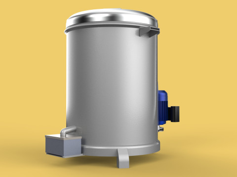 SPINNER MACHINE OIL DRAIN DRAINER FILTER FOOD CENTRIFUGAL DRYER 3D-Modell