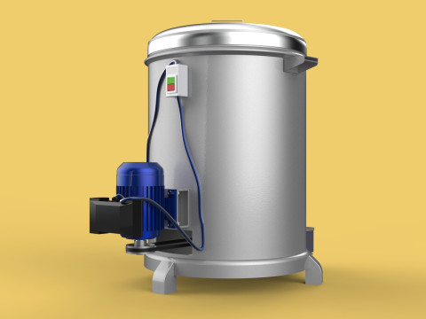 SPINNER MACHINE OIL DRAIN DRAINER FILTER FOOD CENTRIFUGAL DRYER 3D-Modell