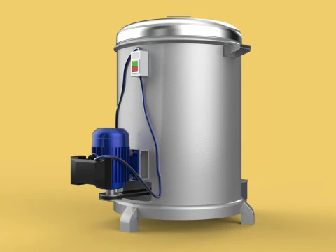 SPINNER MACHINE OIL DRAIN DRAINER FILTER FOOD CENTRIFUGAL DRYER 3D Model
