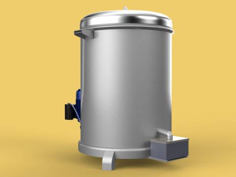 SPINNER MACHINE OIL DRAIN DRAINER FILTER FOOD CENTRIFUGAL DRYER 3D-Modell