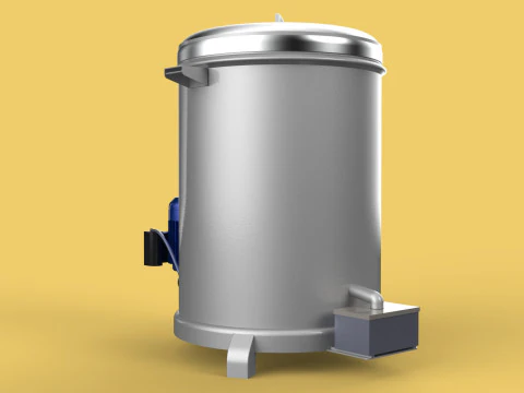 SPINNER MACHINE OIL DRAIN DRAINER FILTER FOOD CENTRIFUGAL DRYER 3D Model