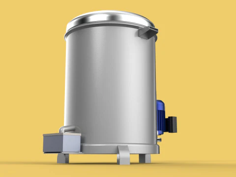 SPINNER MACHINE OIL DRAIN DRAINER FILTER FOOD CENTRIFUGAL DRYER 3D Model
