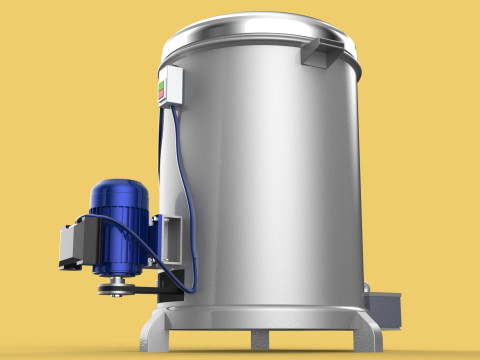SPINNER MACHINE OIL DRAIN DRAINER FILTER FOOD CENTRIFUGAL DRYER 3D-Modell