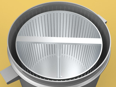 SPINNER MACHINE OIL DRAIN DRAINER FILTER FOOD CENTRIFUGAL DRYER 3D-Modell