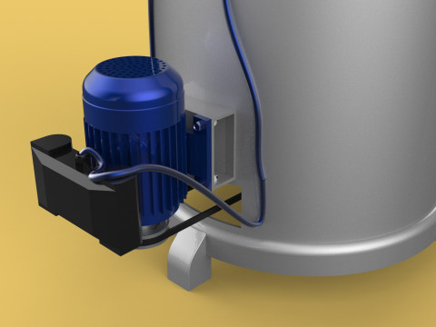 SPINNER MACHINE OIL DRAIN DRAINER FILTER FOOD CENTRIFUGAL DRYER 3D-Modell