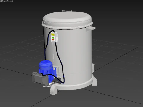 SPINNER MACHINE OIL DRAIN DRAINER FILTER FOOD CENTRIFUGAL DRYER 3D Model