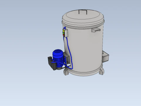 SPINNER MACHINE OIL DRAIN DRAINER FILTER FOOD CENTRIFUGAL DRYER 3D Model