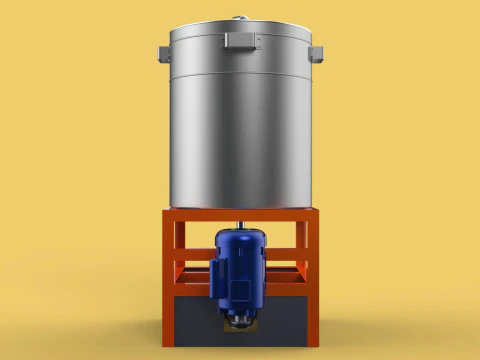 SPINNER DRAIN MACHINE OIL DRAINER FILTER FOOD CENTRIFUGAL DRYER 3D Model