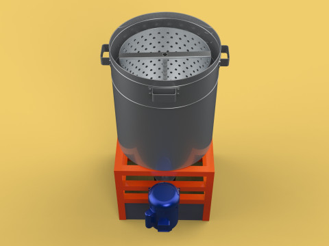 SPINNER DRAIN MACHINE OIL DRAINER FILTER FOOD CENTRIFUGAL DRYER Model 3D