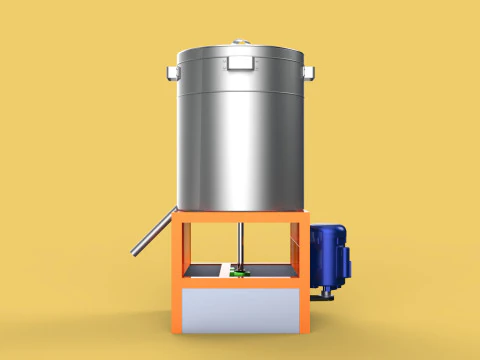 SPINNER DRAIN MACHINE OIL DRAINER FILTER FOOD CENTRIFUGAL DRYER 3D Model