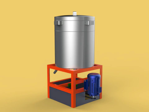 SPINNER DRAIN MACHINE OIL DRAINER FILTER FOOD CENTRIFUGAL DRYER 3D Model