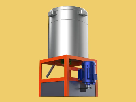 SPINNER DRAIN MACHINE OIL DRAINER FILTER FOOD CENTRIFUGAL DRYER 3D Model